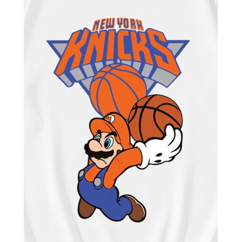 Super Mario Basketball New York Knicks T-Shirt Super Mario Basketball New York Knicks T-Shirt