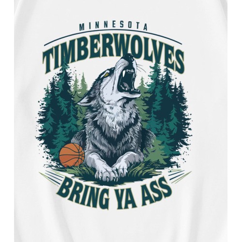 Minnesota Timberwolves Bring Ya Ass Basketball T-Shirt Minnesota Timberwolves Bring Ya Ass Basketball T-Shirt