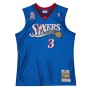 Philadelphia 76ers Allen Iverson #3 Throwback Blue 2001-02 Hardwood Classics Jersey Philadelphia 76ers Allen Iverson #3 Throwback Blue 2001-02 Hardwood Classics Jersey