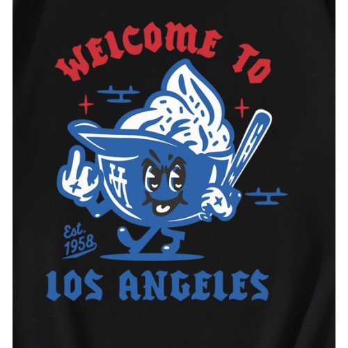 Welcome To Los Angeles Baseball T-Shirt Welcome To Los Angeles Baseball T-Shirt
