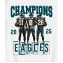 Retro Vintage 2025 Champions Eagles Triple Threat T-Shirt Retro Vintage 2025 Champions Eagles Triple Threat T-Shirt