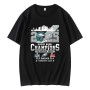 LIX Super Bowl 2025 Fly Eagles Fly Champions Philadelphia Football T-Shirt LIX Super Bowl 2025 Fly Eagles Fly Champions Philadelphia Football T-Shirt