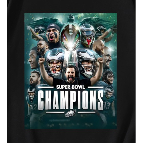 Super Bowl LIX Philadelphia Eagles Football Team Champions T-Shirt Super Bowl LIX Philadelphia Eagles Football Team Champions T-Shirt