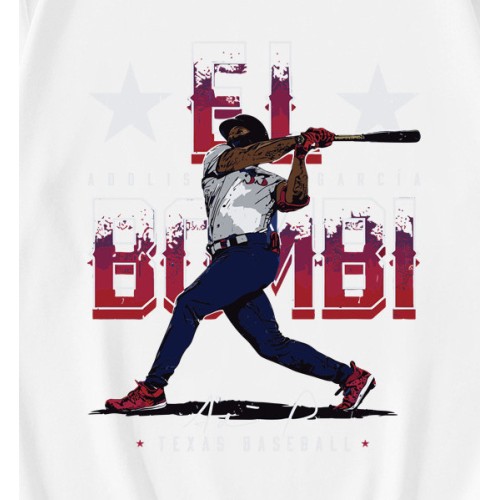 Vintage Adolis Garcia Texas El Bombi T-Shirt Vintage Adolis Garcia Texas El Bombi T-Shirt