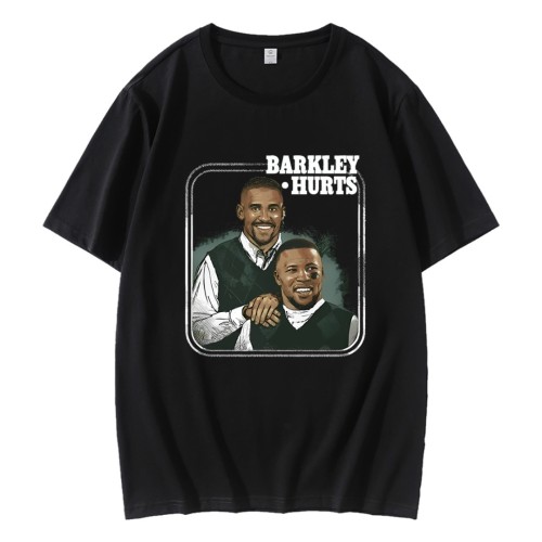 Jalen Hurts And Saquon Barkley Philadelphia Step Brothers T-Shirt Jalen Hurts And Saquon Barkley Philadelphia Step Brothers T-Shirt
