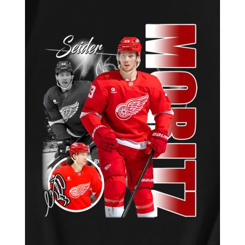 Moritz Seider Detroit Red Wings Nhl Players T-Shirt Moritz Seider Detroit Red Wings Nhl Players T-Shirt