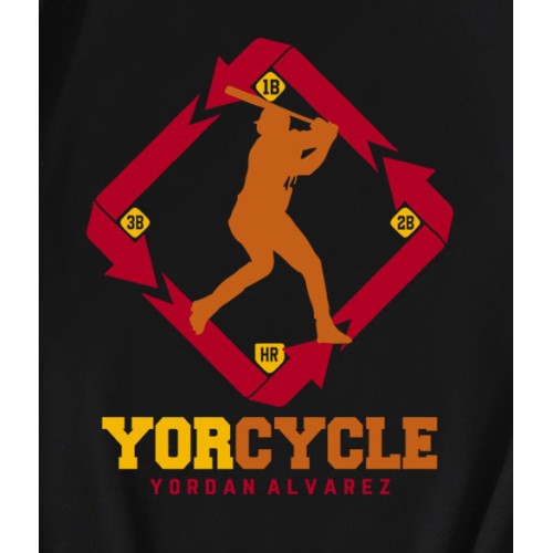 Yorcycle Yordan Alvarez Houston Astros Player T-Shirt Yorcycle Yordan Alvarez Houston Astros Player T-Shirt