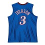 Philadelphia 76ers Allen Iverson #3 Throwback Blue 2001-02 Hardwood Classics Jersey Philadelphia 76ers Allen Iverson #3 Throwback Blue 2001-02 Hardwood Classics Jersey