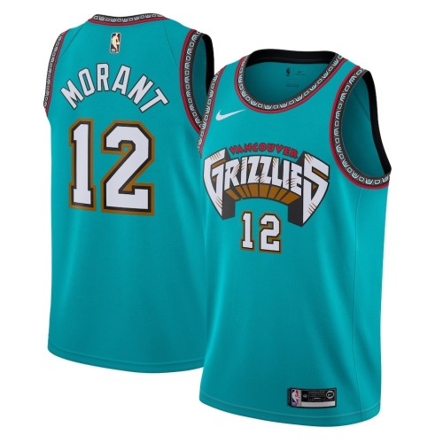 Men's Memphis Grizzlies Ja Morant Nike Green 2019/20 Hardwood Classics Swingman Player Jersey