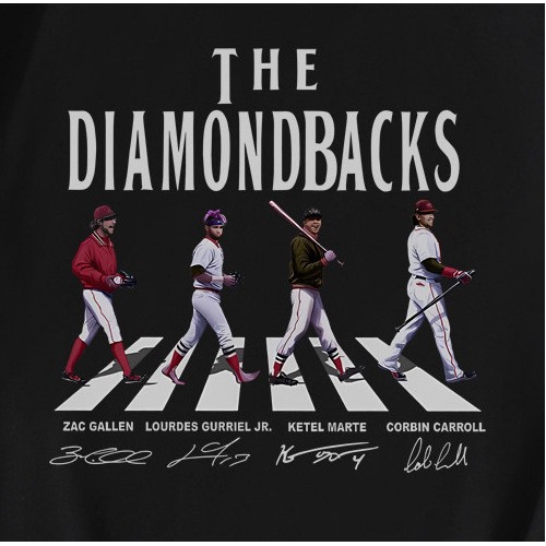 The Diamondbacks Players Walking T-Shirt The Diamondbacks Players Walking T-Shirt