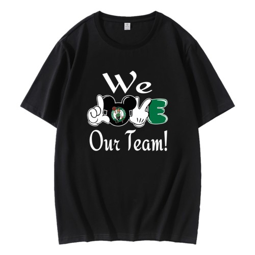 Mickey We Love Our Team Boston Celtics T-Shirt Mickey We Love Our Team Boston Celtics T-Shirt