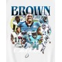Vintage 90s A J Brown Eagles Football Super Bowl Champions T-Shirt Vintage 90s A J Brown Eagles Football Super Bowl Champions T-Shirt
