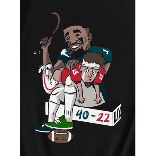 Jalen Hurts Belt To Ass Patrick Mahomes Super Bowl Lix T-Shirt Jalen Hurts Belt To Ass Patrick Mahomes Super Bowl Lix T-Shirt