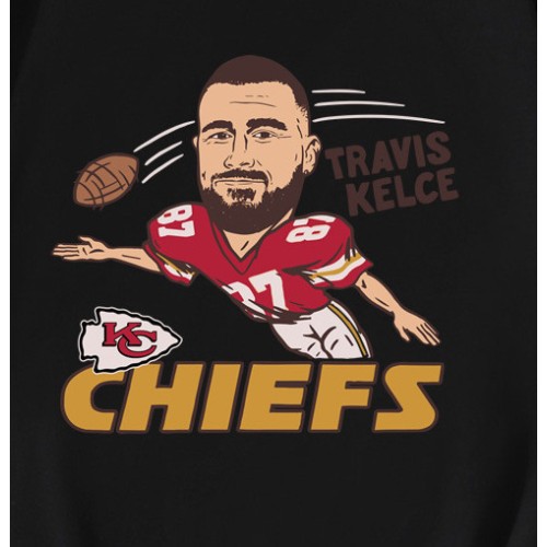 Kansas City Chiefs Travis Kelce Football Player T-Shirt Kansas City Chiefs Travis Kelce Football Player T-Shirt