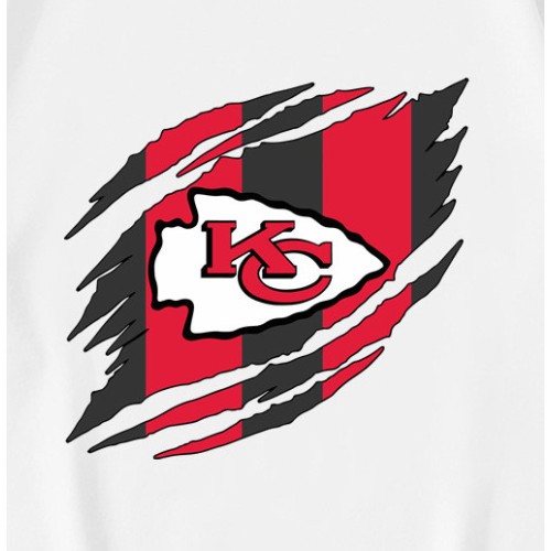 Kansas City Chiefs Torn NFL T-Shirt Kansas City Chiefs Torn NFL T-Shirt