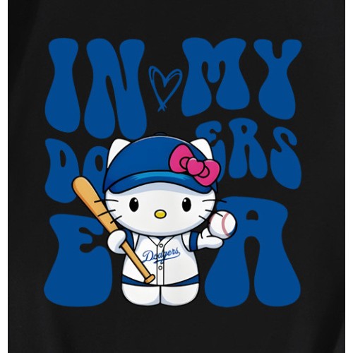 Hello Kitty In My Dodgers Era  T-Shirt