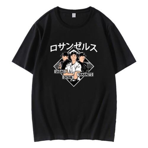 Los Angeles Dodgers Ohtani Yamamoto Sasaki T-Shirt Los Angeles Dodgers Ohtani Yamamoto Sasaki T-Shirt