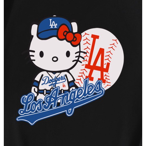 Funny Hello Kitty LA Dodgers Baseball  T-Shirt