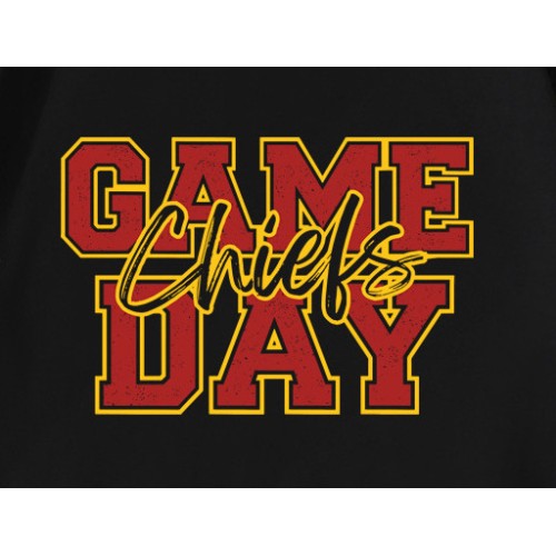 Game Day Chiefs Football T-Shirt Game Day Chiefs Football T-Shirt