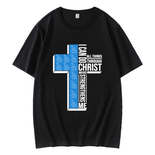 Los Angeles Dodgers I Can Do Christ All Things T-Shirt Los Angeles Dodgers I Can Do Christ All Things T-Shirt