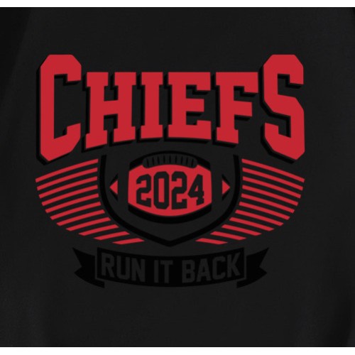 Football Chiefs 2024 Run It Back T-Shirt Football Chiefs 2024 Run It Back T-Shirt