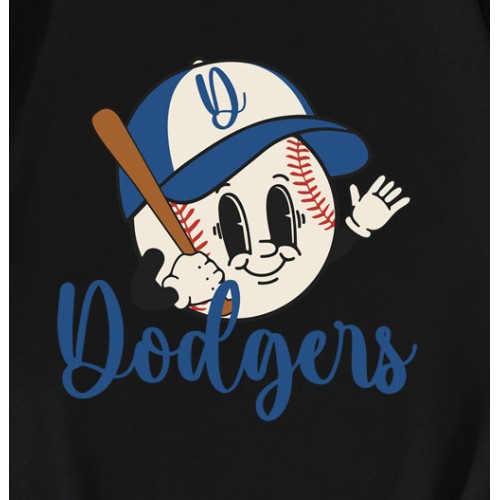 Los Angeles Dodgers Baseball Face T-Shirt Los Angeles Dodgers Baseball Face T-Shirt