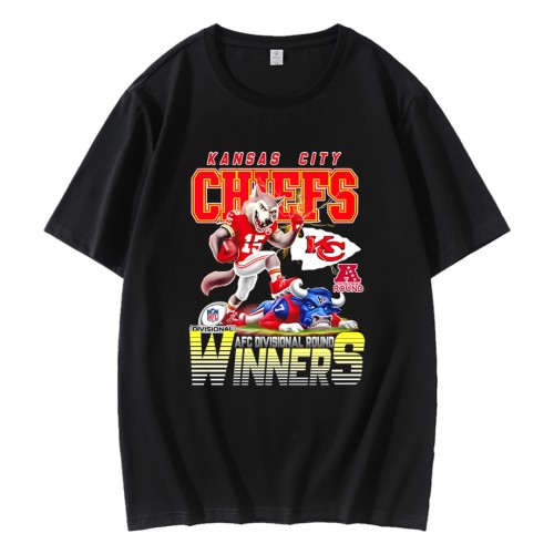 Kansas City Chiefs AFC Division Round Winners T-Shirt Kansas City Chiefs AFC Division Round Winners T-Shirt