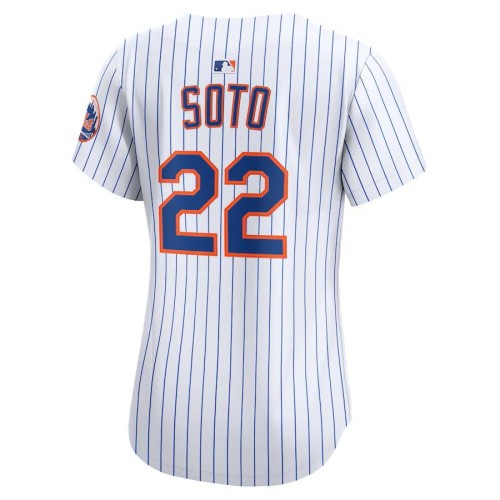 Juan Soto New York Mets Women's Nike Home Limited Player Jersey – White Juan Soto New York Mets Women's Nike Home Limited Player Jersey – White