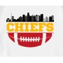 NFL Chiefs Football Skyline T-Shirt NFL Chiefs Football Skyline T-Shirt