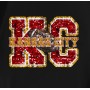 Kansas City Chiefs Football Faux Sequin T-Shirt Kansas City Chiefs Football Faux Sequin T-Shirt