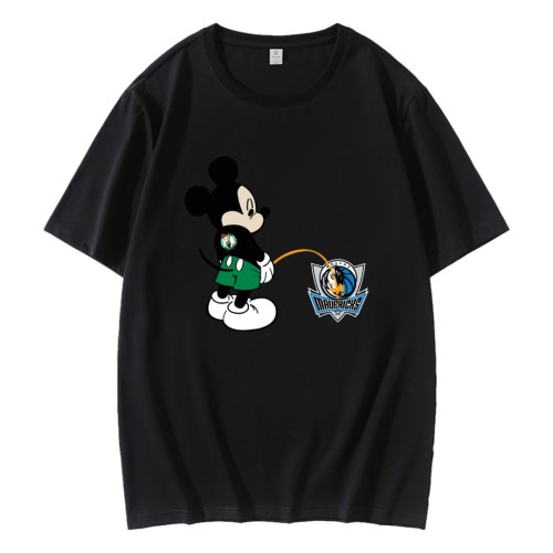 Funny Mickey Boston Celtics Piss On Dallas Mavericks T-Shirt Funny Mickey Boston Celtics Piss On Dallas Mavericks T-Shirt