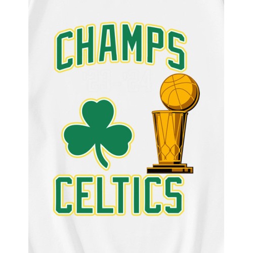 Champs Celtics NBA 2024 Trophy T-Shirt Champs Celtics NBA 2024 Trophy T-Shirt