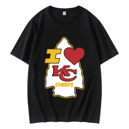 I Love KC Chiefs Happy Valentines Day Football T-Shirt I Love KC Chiefs Happy Valentines Day Football T-Shirt