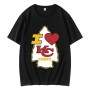 I Love KC Chiefs Happy Valentines Day Football T-Shirt I Love KC Chiefs Happy Valentines Day Football T-Shirt