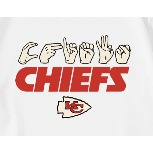 Love Sign Chiefs Football Logo T-Shirt Love Sign Chiefs Football Logo T-Shirt