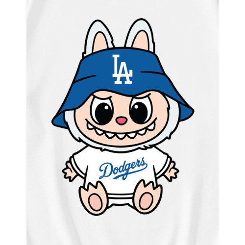 Los Angeles Dodgers Labubu Baseball T-Shirt Los Angeles Dodgers Labubu Baseball T-Shirt
