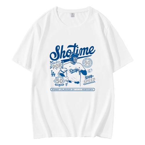 Shohei Ohtani Dodgers First Player In MLB History T-Shirt Shohei Ohtani Dodgers First Player In MLB History T-Shirt