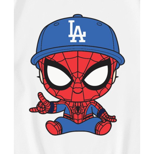 Baby Spiderman Los Angeles Dodgers T-Shirt