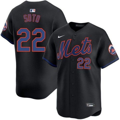 Juan Soto New York Mets Nike Alternate Limited Player Jersey – Black Juan Soto New York Mets Nike Alternate Limited Player Jersey – Black