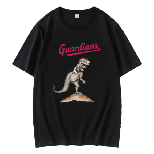 Cleveland Guardians Dinosaur Baseball T-Shirt Cleveland Guardians Dinosaur Baseball T-Shirt