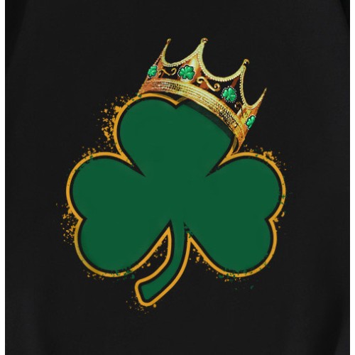 Crowned Shamrock Boston Basketball Champions  T-Shirt
