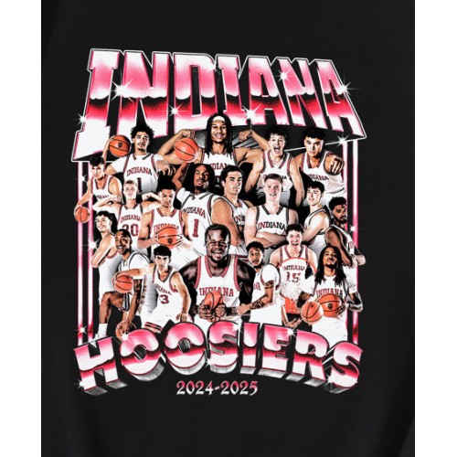 Indiana Hoosiers Basketball 2024 2025 T-Shirt Indiana Hoosiers Basketball 2024 2025 T-Shirt