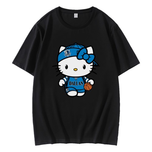 Hello Kitty Dallas Mavericks NBA Basketball T-Shirt Hello Kitty Dallas Mavericks NBA Basketball T-Shirt