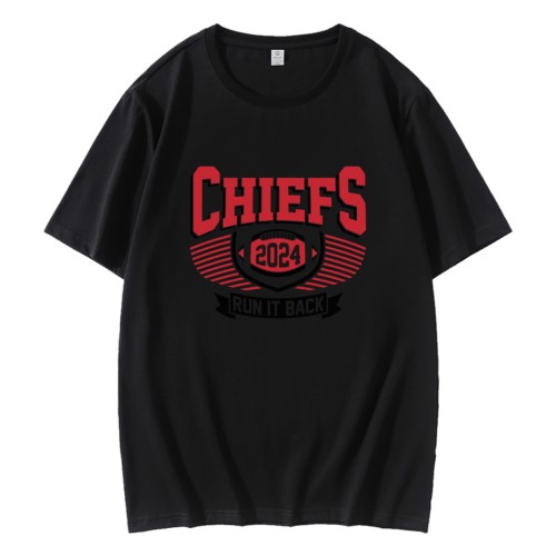 Football Chiefs 2024 Run It Back T-Shirt Football Chiefs 2024 Run It Back T-Shirt
