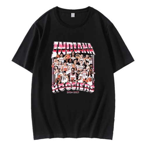 Indiana Hoosiers Basketball 2024 2025 T-Shirt Indiana Hoosiers Basketball 2024 2025 T-Shirt