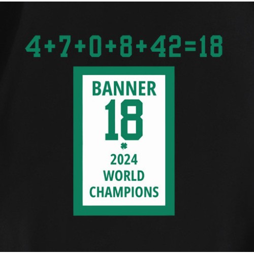 Banner 18 Time 2024 World Champions T-Shirt Banner 18 Time 2024 World Champions T-Shirt
