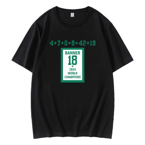 Banner 18 Time 2024 World Champions T-Shirt Banner 18 Time 2024 World Champions T-Shirt