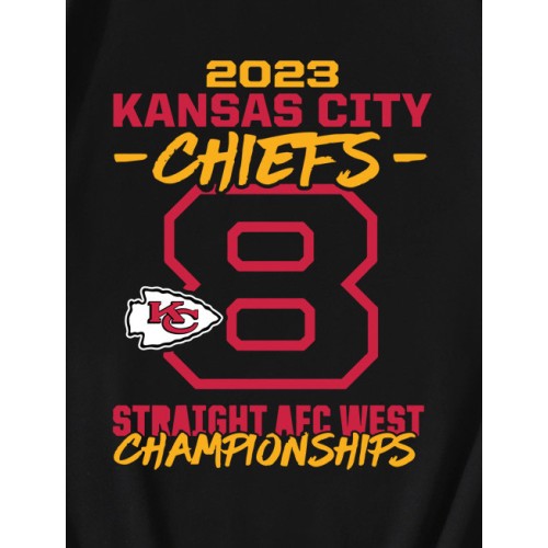 Kansas City Chiefs 8 Straight AFC West Championships T-Shirt Kansas City Chiefs 8 Straight AFC West Championships T-Shirt