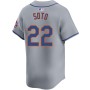 Juan Soto New York Mets Nike Away Limited Player Jersey - Gray Juan Soto New York Mets Nike Away Limited Player Jersey - Gray