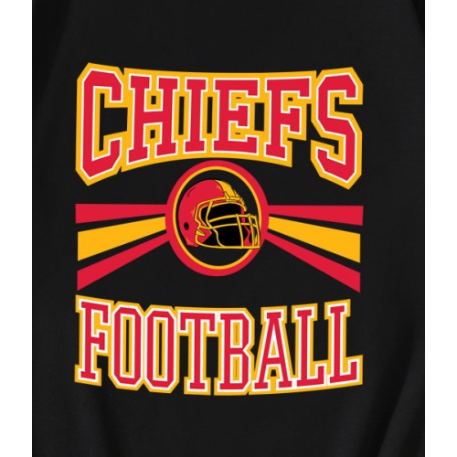 Retro Chiefs Football Helmet T-Shirt Retro Chiefs Football Helmet T-Shirt